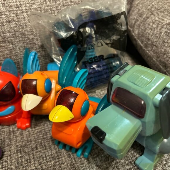 Vintage Retro 2001 Tiger Electronics Robo Chi Toys Set of 11 Happy Meal - Picture 4 of 6